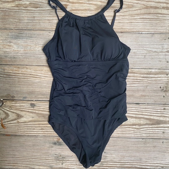 Jantzen Other - Jantzen black high neck size M one piece suit